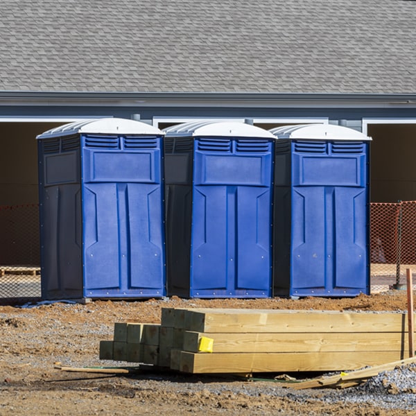 what is the expected delivery and pickup timeframe for the porta potties in West Loch Estate Hawaii